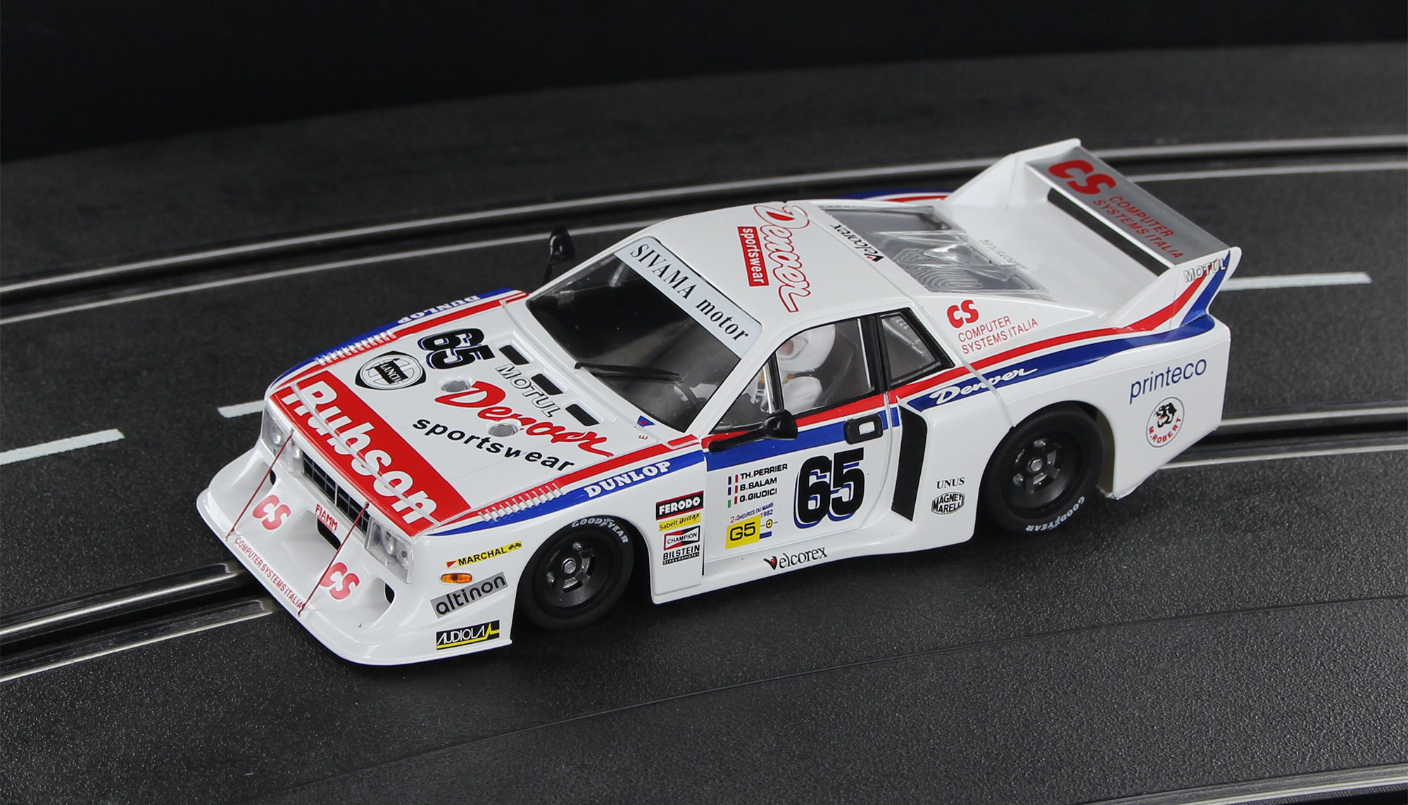 厳選スロットカー　Sideways製 Lancia Beta : Used SW40 Lancia Beta Montecarlo Turbo GR5| Clover Leaf Racing